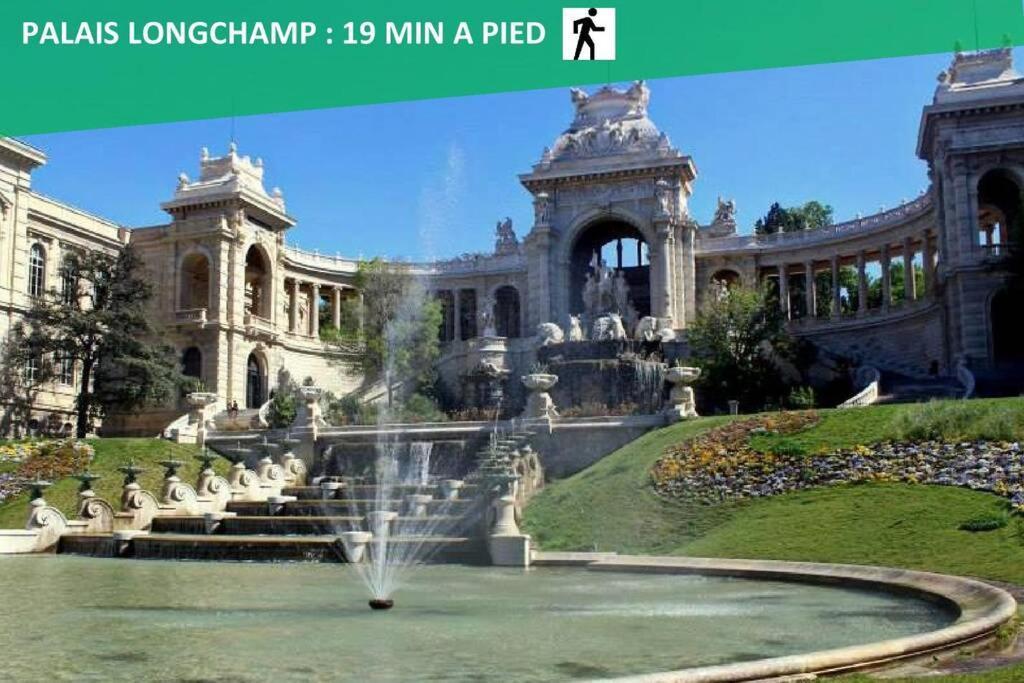 Climatise Gare Stcharles 4 Chambres Grand Balcon / Experience-Immo 마르세유 외부 사진