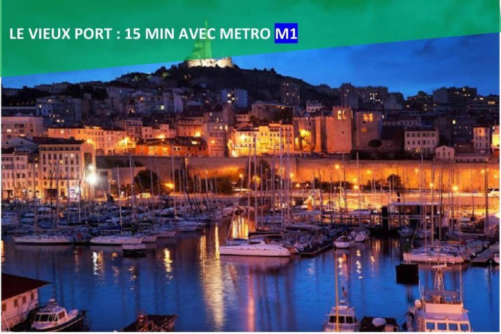 Climatise Gare Stcharles 4 Chambres Grand Balcon / Experience-Immo 마르세유 외부 사진