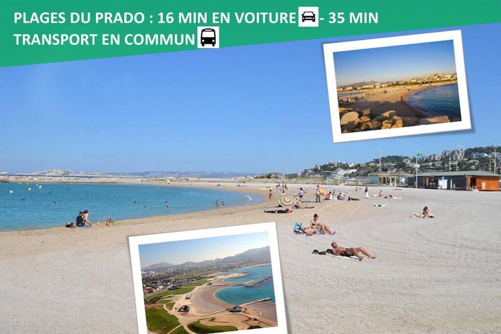 Climatise Gare Stcharles 4 Chambres Grand Balcon / Experience-Immo 마르세유 외부 사진