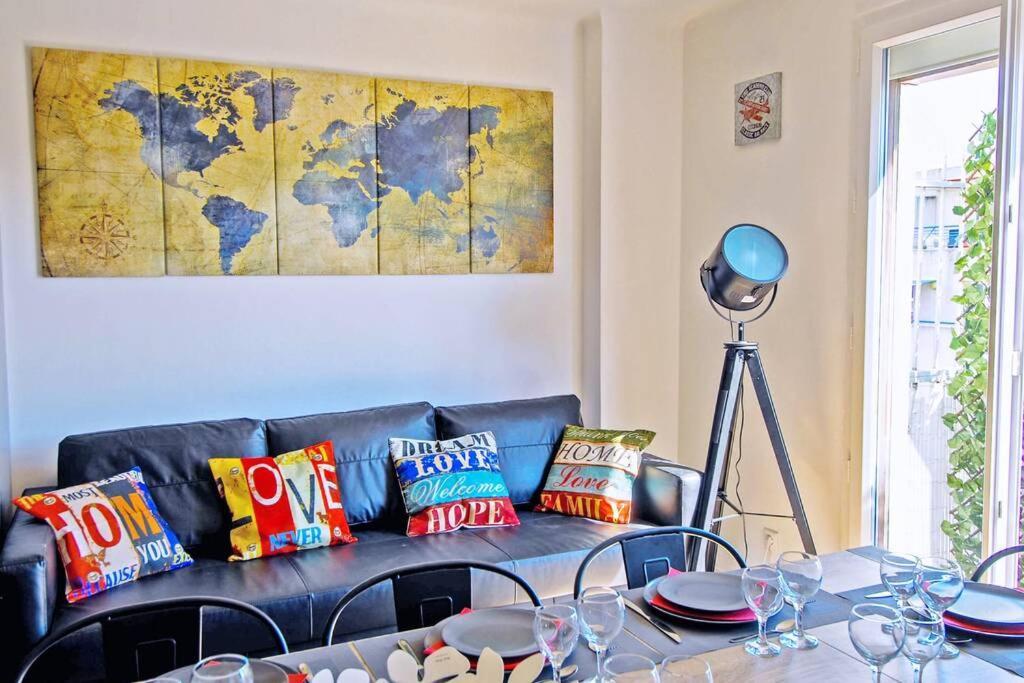 Climatise Gare Stcharles 4 Chambres Grand Balcon / Experience-Immo 마르세유 외부 사진